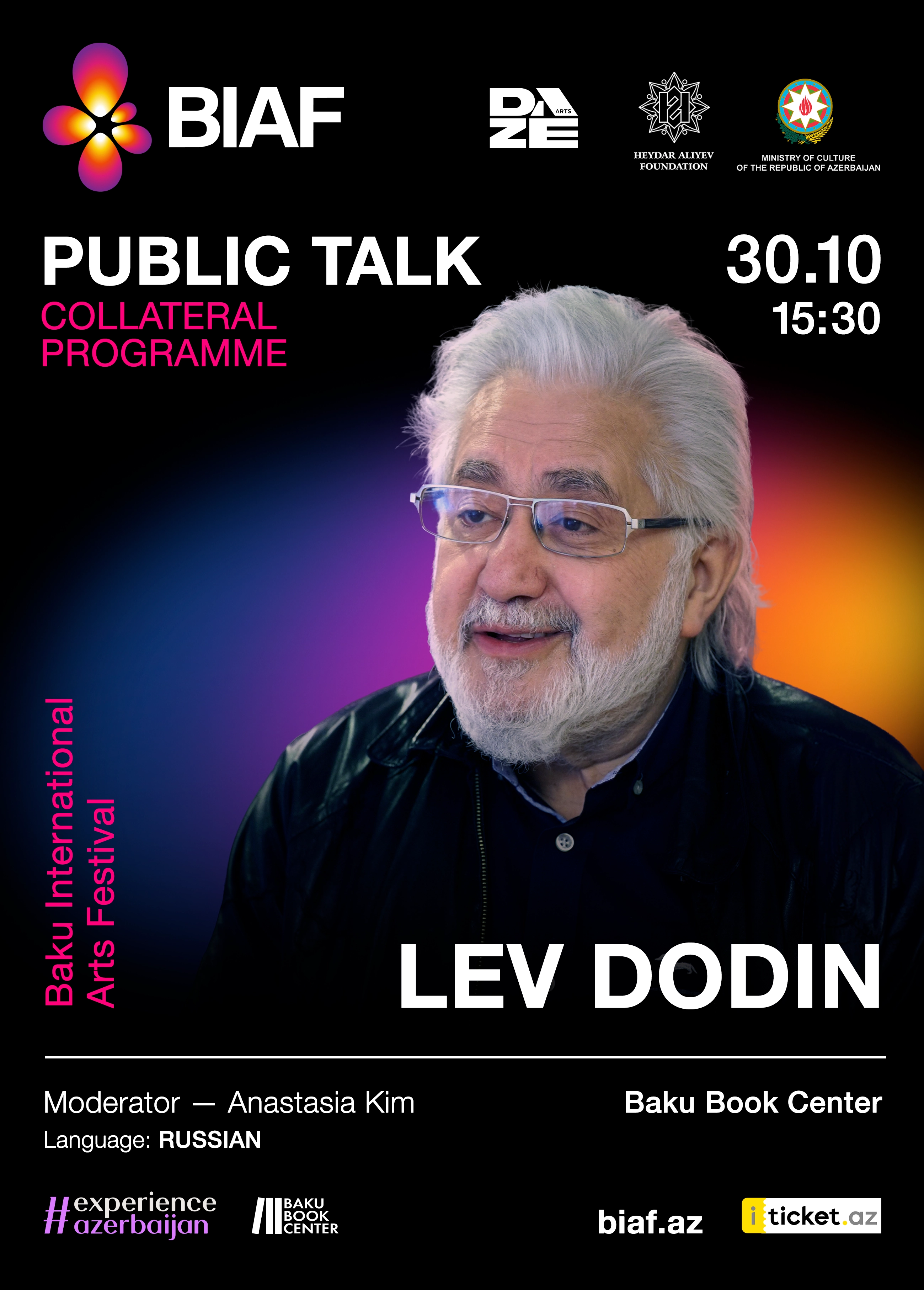 Public Talk with Lev Dodin
